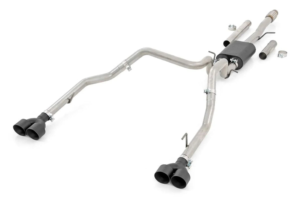 Rough Country Performance Exhuast | Stainless | Crew/Dbl | RR Exit | Chevy/GMC 1500 (19-24) 96011 - Main Product View