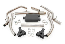Load image into Gallery viewer, Rough Country Performance Exhuast | Stainless | Crew/Dbl | RR Exit | Chevy/GMC 1500 (19-24) 96011 - Side View