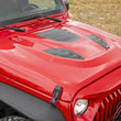 Load image into Gallery viewer, Rough Country Performance Trail Hood | Jeep Wrangler JK/Wrangler Unlimited  (2007-2018) 10525 - Installation View