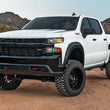 Load image into Gallery viewer, Rough Country Pocket Fender Flares | Chevy Silverado 1500 2WD/4WD (2019-2021) F-C11911A - Back View