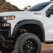 Load image into Gallery viewer, Rough Country Pocket Fender Flares | Chevy Silverado 1500 2WD/4WD (2019-2021) F-C11911A - Installation View