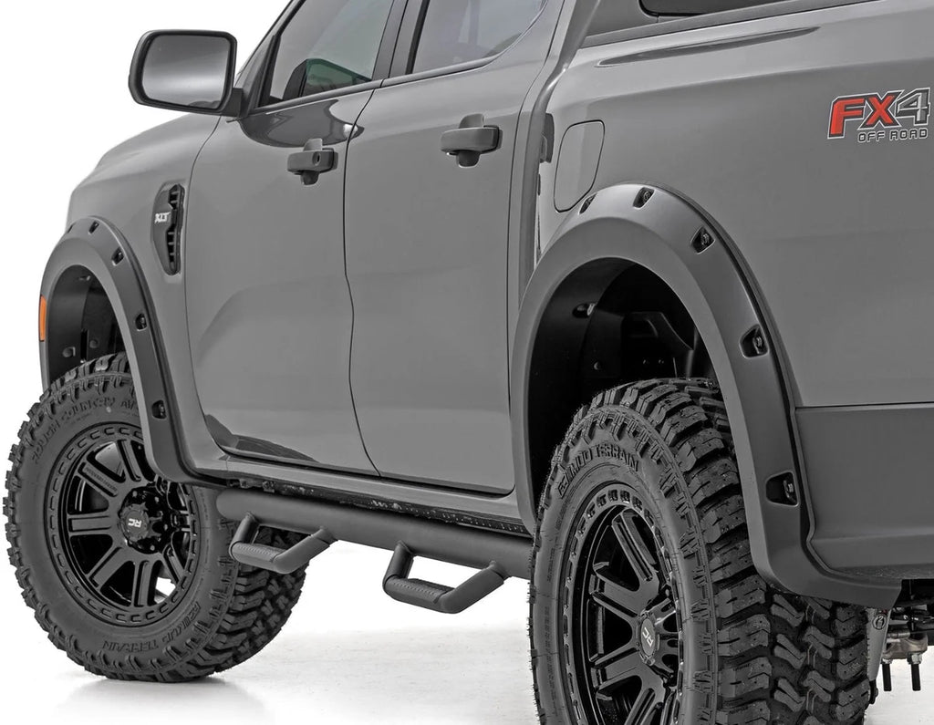 Rough Country Pocket Fender Flares | Ford Ranger 2WD/4WD (2024-2025) - Installation View