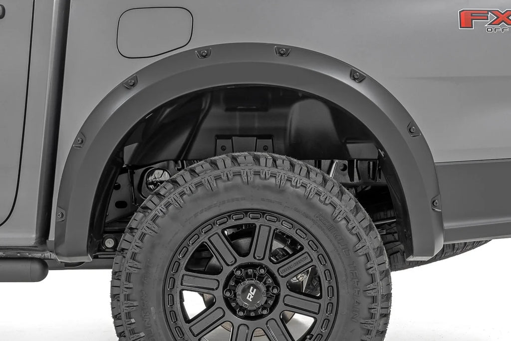 Rough Country Pocket Fender Flares | G1 Absolute Black | Ford Ranger 2WD/4WD (2024-2025) - Additional View 5