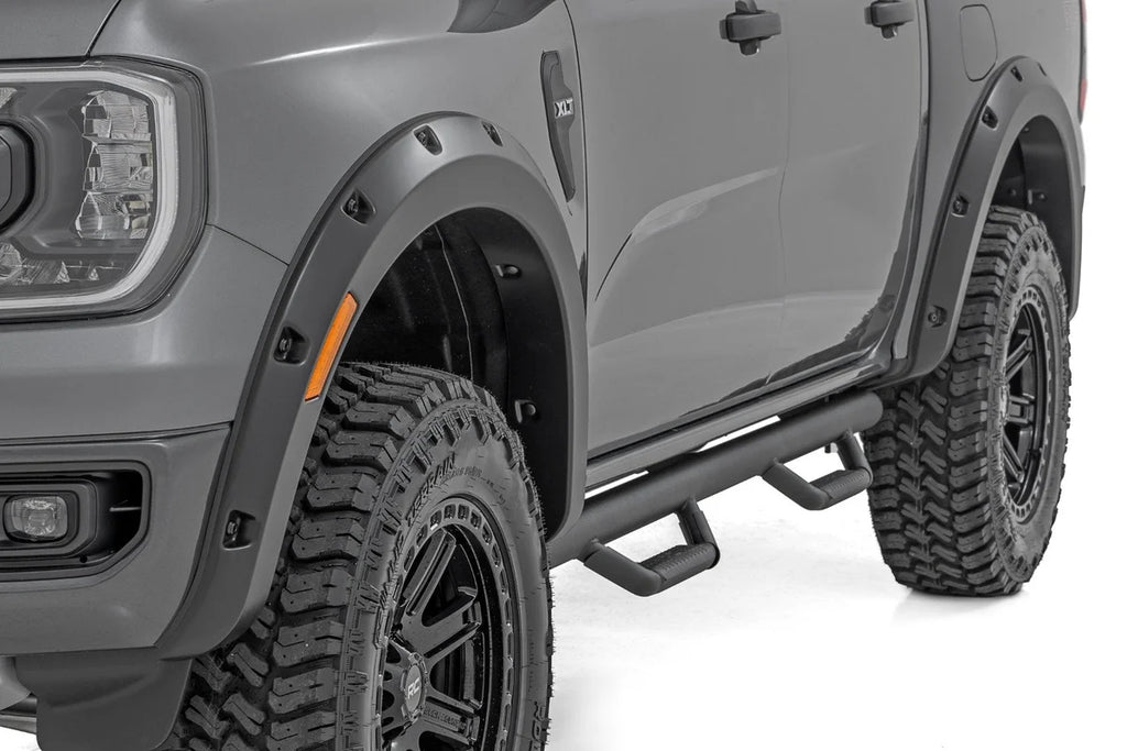 Rough Country Pocket Fender Flares | G1 Absolute Black | Ford Ranger 2WD/4WD (2024-2025) - Additional View 6
