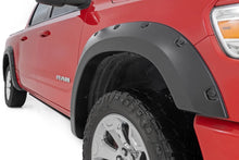 Load image into Gallery viewer, Rough Country Pocket Fender Flares | PXQ Black Metallic | Ram 1500 2WD/4WD (2019-2024) F-D10914A-PXQ - Installation View