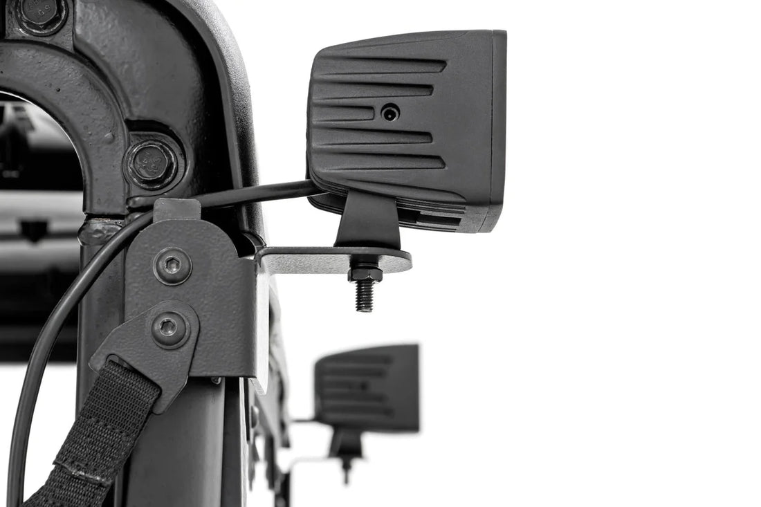 Rough Country Polaris Rear Facing 3-Inch Wide Angle LED Kit | Polaris Ranger 1000/Ranger XP 1000 93084 - Additional View 5