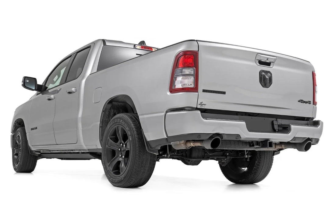 Rough Country Power Running Boards | Dual Electric Motor | Quad Cab | Ram 1500 (19-25)/1500 TRX (21-24) PSR61925 - Back View