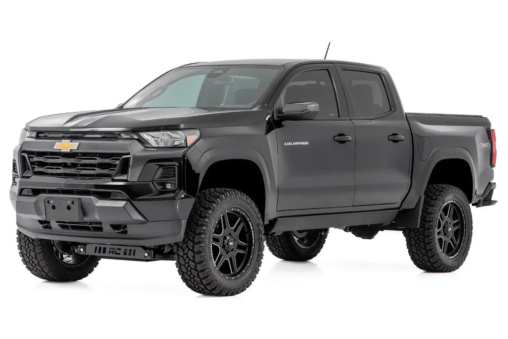 Rough Country Power Running Boards | Dual Electric Motor | Crew Cab | Chevy/GMC Canyon/Colorado (15-26) - Side View