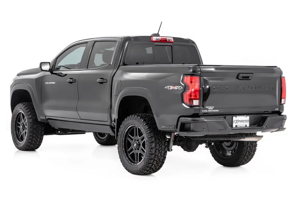 Rough Country Power Running Boards | Dual Electric Motor | Crew Cab | Chevy/GMC Canyon/Colorado (15-26) - Back View