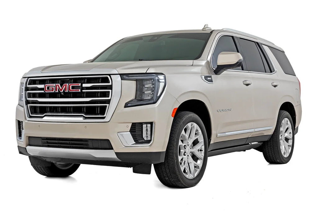 Rough Country Power Running Boards | Dual Electric Motor | GMC Yukon XL 1500 2WD/4WD (21-26) - Side View