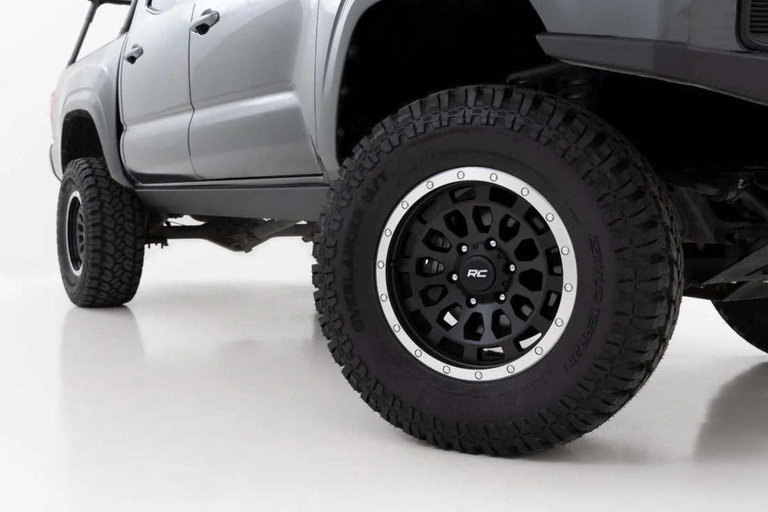 Rough Country Power Running Boards | Dual Electric Motor | Double Cab | Toyota Tacoma (05-23) PSR652110A - Side View