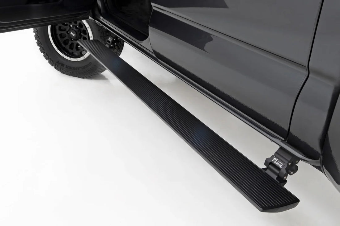 Rough Country Power Running Boards | Dual Electric Motor | Double Cab | Toyota Tacoma (05-23) PSR652110A - Back View