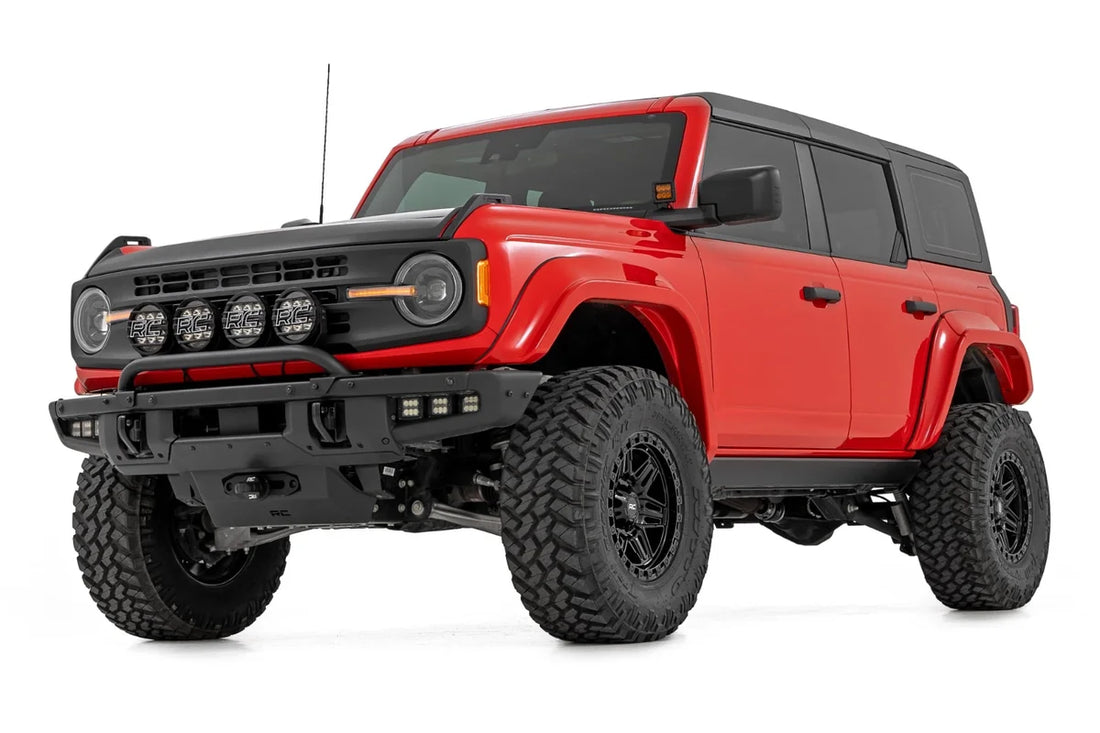 Rough Country Power Running Boards | HT-Series | 4 Door | Ford Bronco 4WD (2021-2026) ESR51330 - Installation View