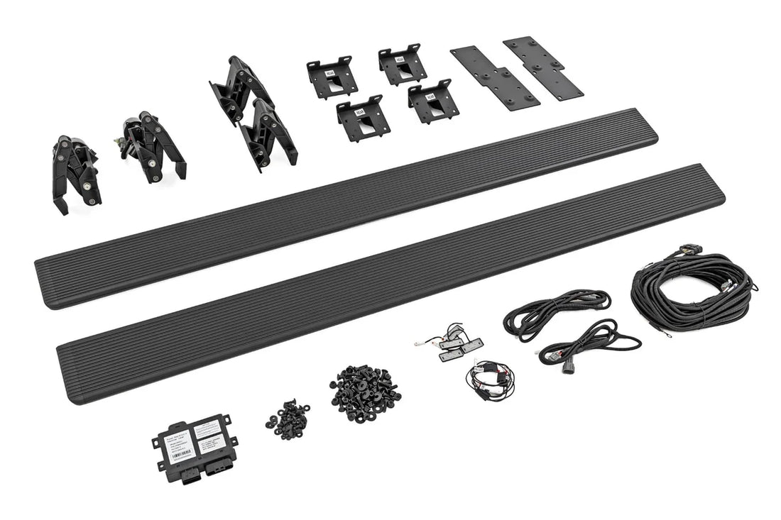 Rough Country Power Running Boards | HT-Series | 4 Door | Ford Bronco 4WD (2021-2026) ESR51330 - Kit Contents