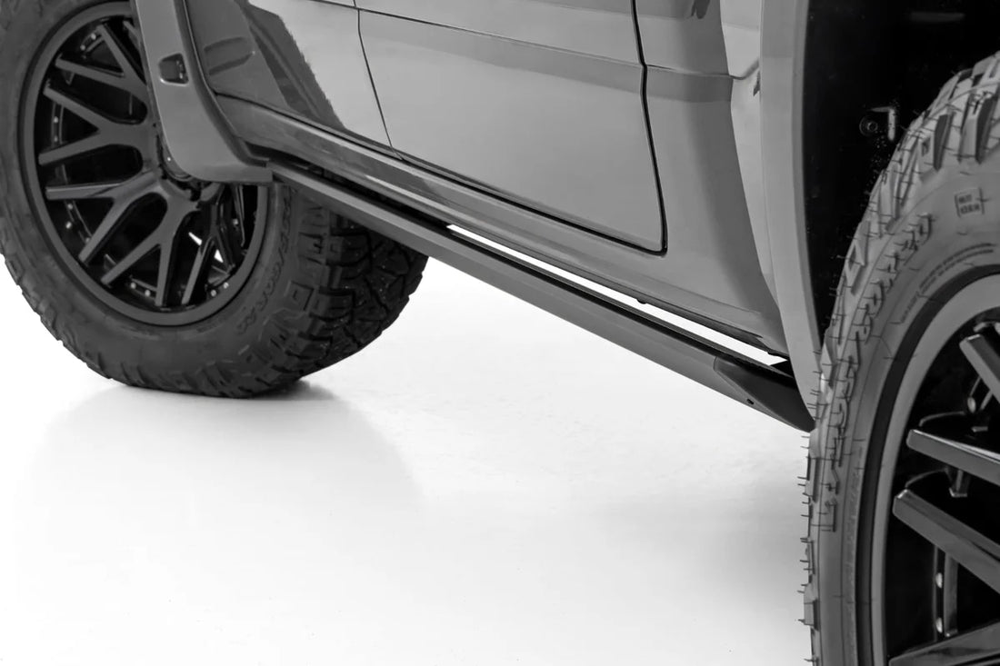 Rough Country Power Running Boards | HT-Series | Crew Cab | Ram 1500 (19-26)/1500 TRX (21-24) ESR61920 - Side View