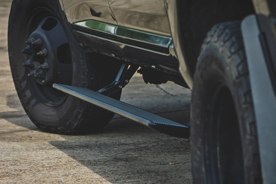 Rough Country Power Running Boards | HT-Series | Crew Cab | Ram 1500 2WD/4WD (2009-2018 & Classic) ESR050205 - Additional ...