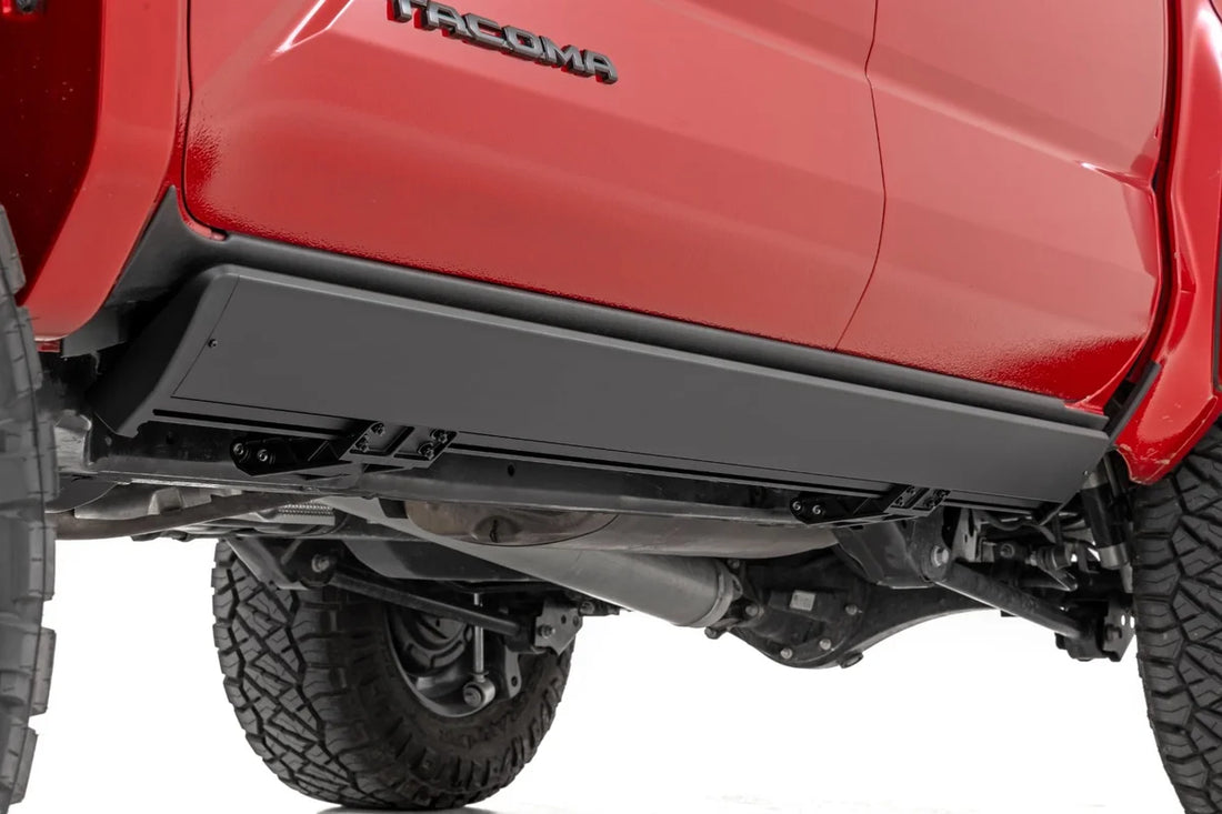 Rough Country Power Running Boards | HT-Series | Double Cab | Toyota Tacoma 2WD/4WD (24-26) ESR652024 - Side View