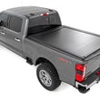 Load image into Gallery viewer, Rough Country Powered Bed Cover | 6'10" Bed | Ford F-250/F-350 Super Duty 2WD/4WD (17-26) 51507650 - Back View