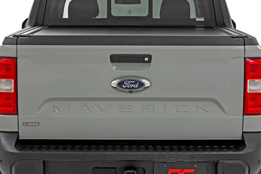 Rough Country Powered Retractable Bed Cover | 4'6" Bed | Ford Maverick 2WD/4WD (2022-2026) 51504600 - Installation View