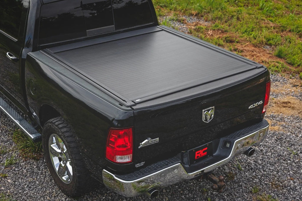Rough Country Powered Retractable Bed Cover | 5'7" Bed | Ram 1500 (09-18) 1500 Classic (19-24) - Additional View 5
