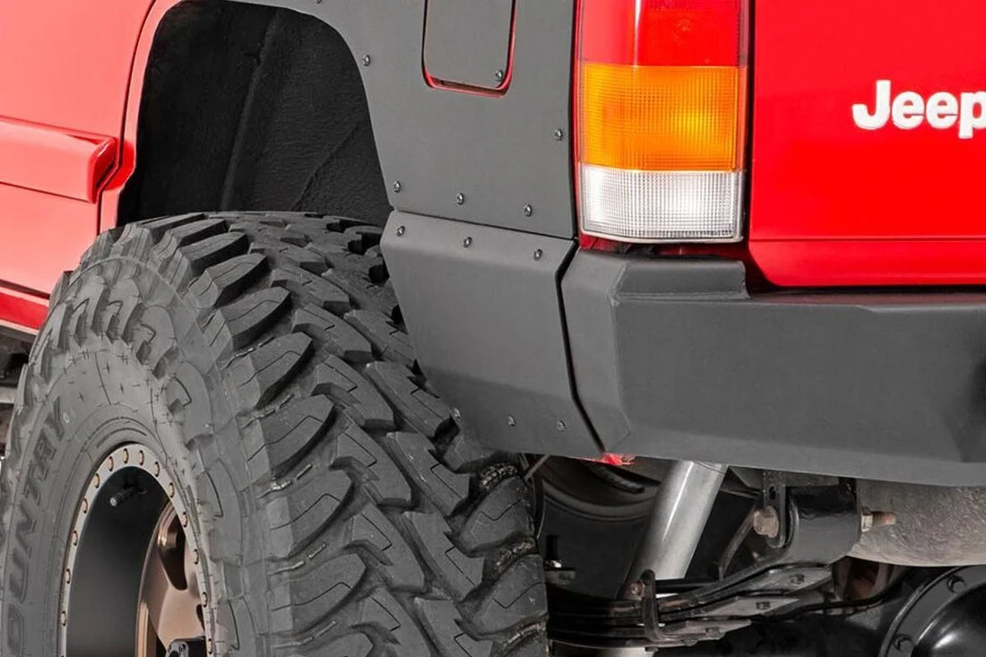 Rough Country Quarter Panel Armor | Rear | Jeep Cherokee XJ 2WD/4WD (1984-1996) 10573 - Side View