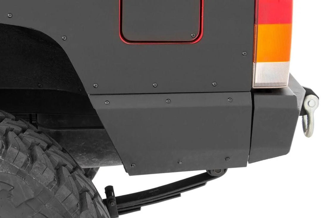 Rough Country Quarter Panel Armor | Rear | Jeep Cherokee XJ 2WD/4WD (1984-1996) 10573 - Detail View