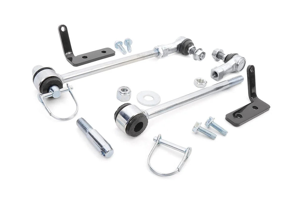 Rough Country Quick Disconnect Sway Links | 3.5-6 Inch Lift | Jeep Gladiator JT/Wrangler JK & JL 1146