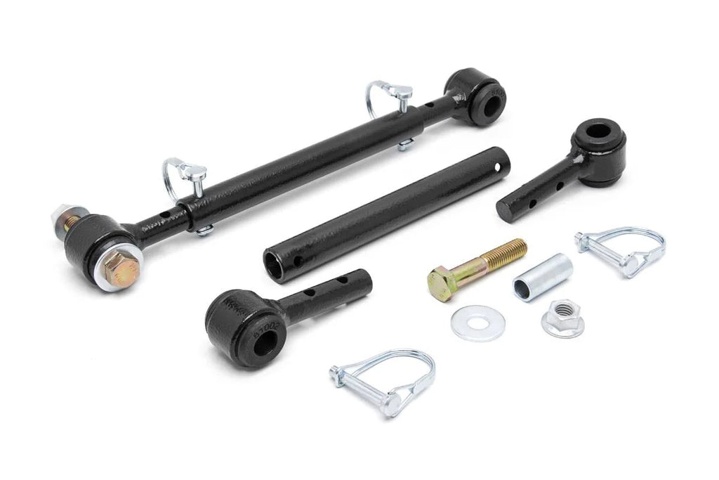 Rough Country Quick Disconnect Sway Links | 4-6 Inch Lift | Jeep CJ 7 (76-86)/Wrangler YJ (87-95) 1186