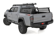 Load image into Gallery viewer, Rough Country RPT2 Running Board | Double Cab | Black | Toyota Tacoma 2WD/4WD (2016-2023) - Back View
