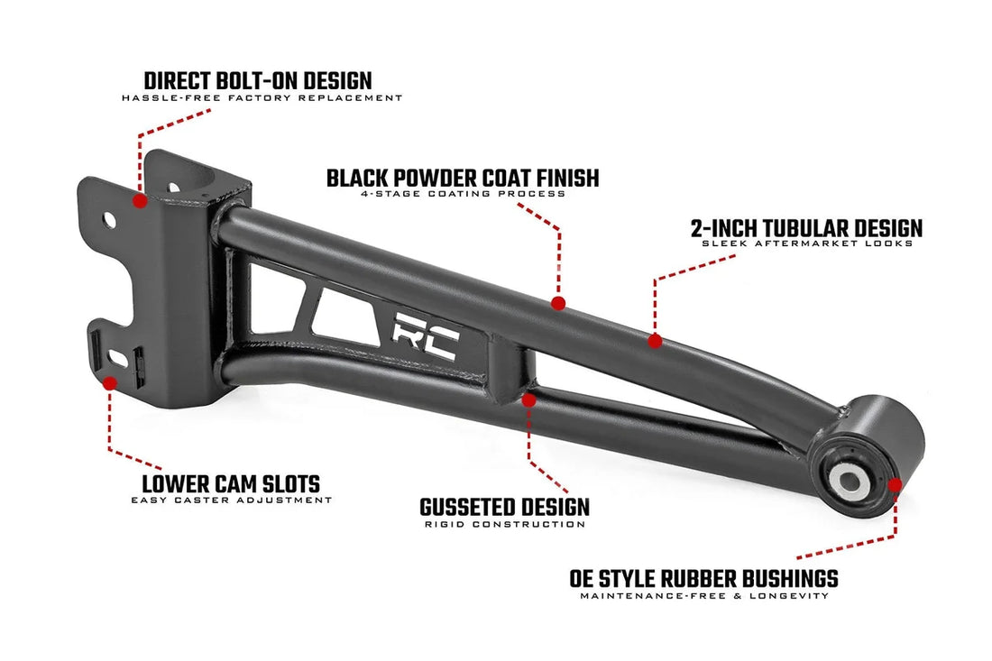 Rough Country Radius Arm Upgrade | Ford F-250/F-350 Super Duty 4WD (2005-2022) - Side View