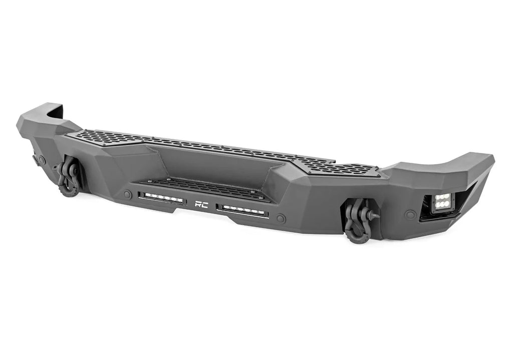 Rough Country Rear Bumper | Black Series LED | Flood | Ford Bronco 4WD (2021-2024) 51093 - Rear View