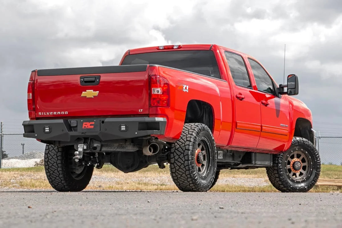 Rough Country Rear Bumper | Chevy Silverado & GMC Sierra 2500HD/3500HD 2WD/4WD (2011-2019) 10779 - Side View