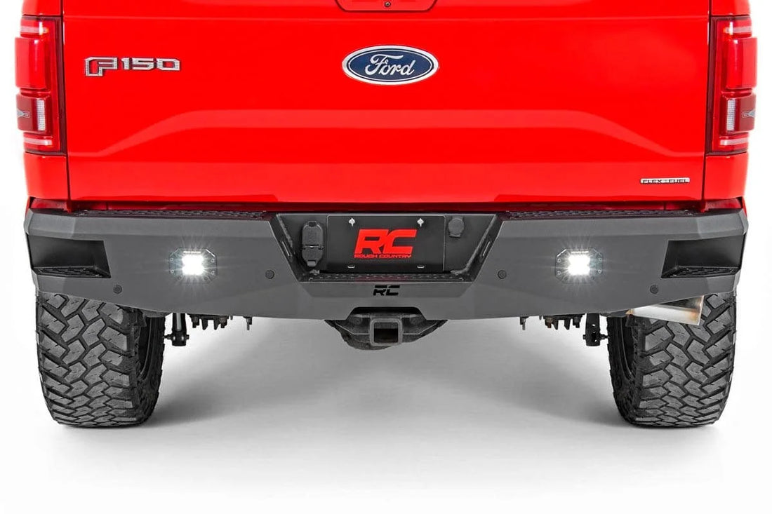 Rough Country Rear Bumper | Ford F-150 2WD/4WD (2015-2020) 10771 - Side View
