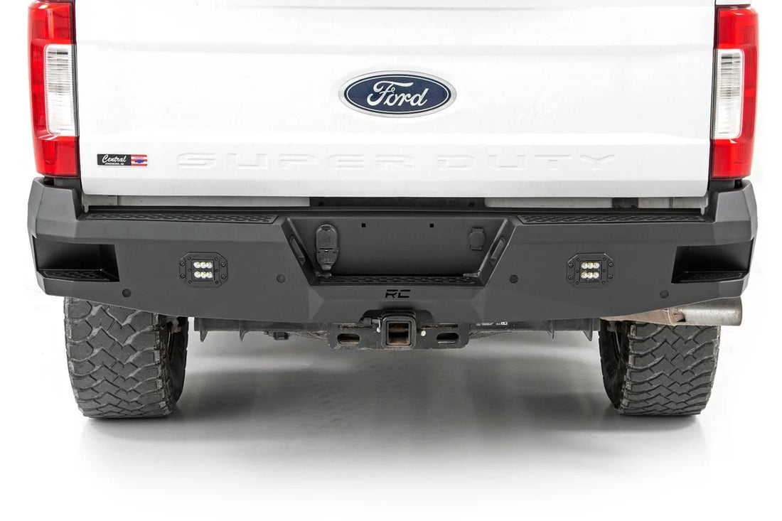 Rough Country Rear Bumper | Ford F-250/F-350 Super Duty 2WD/4WD (2017-2022) 10788 - Side View