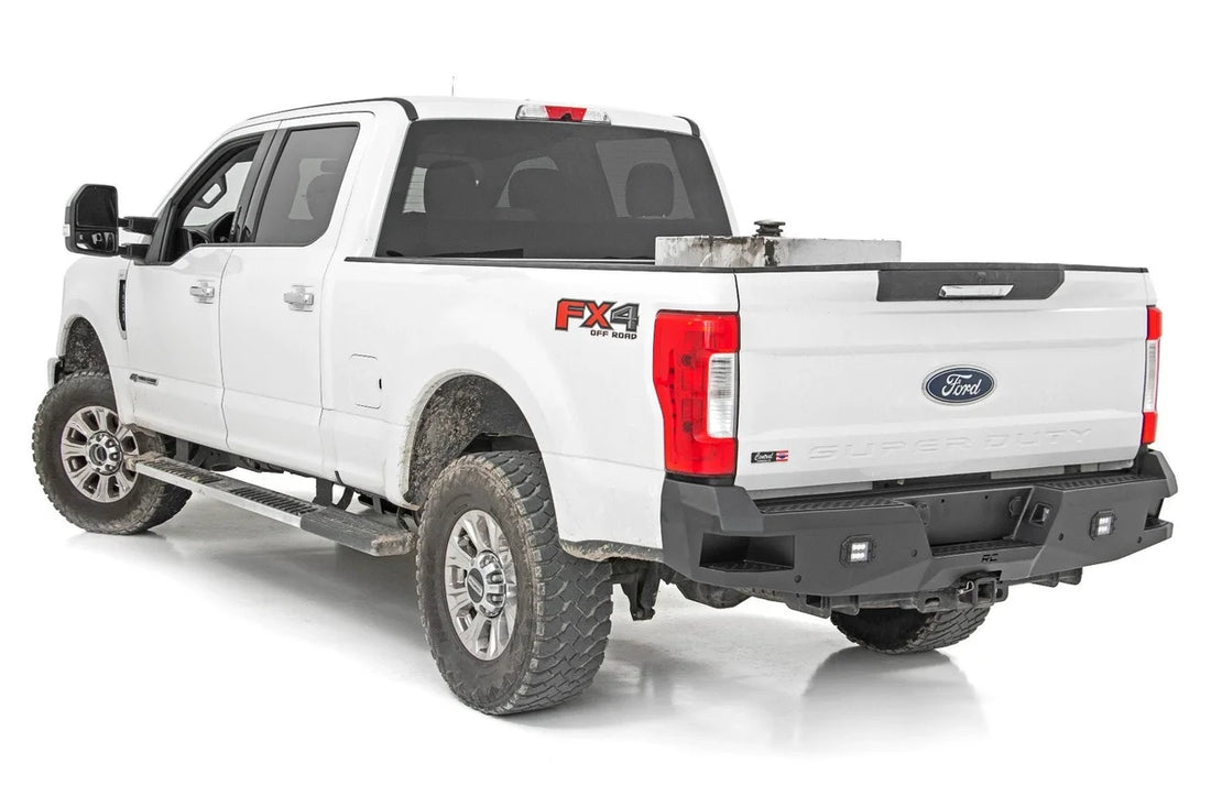 Rough Country Rear Bumper | Ford F-250/F-350 Super Duty 2WD/4WD (2017-2022) 10788 - Back View