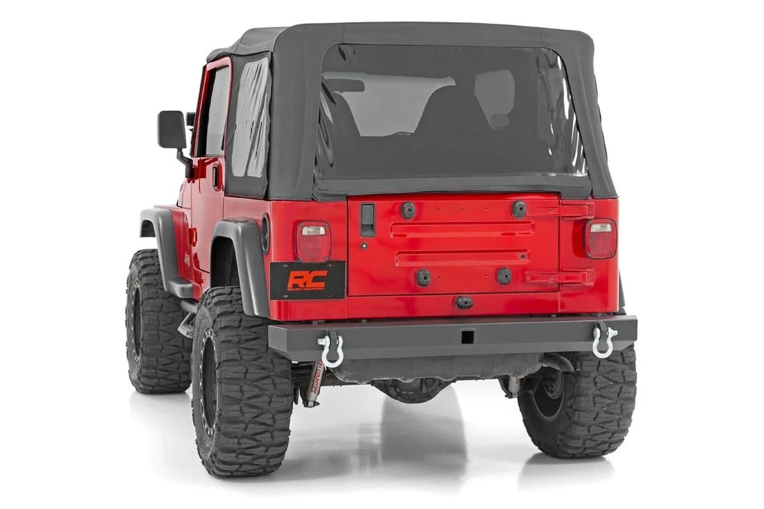 Rough Country Rear Bumper | Full Width | Jeep Wrangler TJ (97-06)/Wrangler Unlimited (04-06) 10591 - Side View