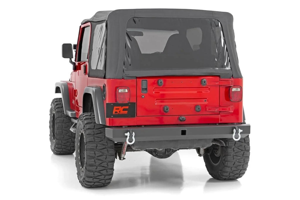 Rough Country Rear Bumper | Full Width | Jeep Wrangler TJ (97-06)/Wrangler Unlimited (04-06) 10591 - Side View