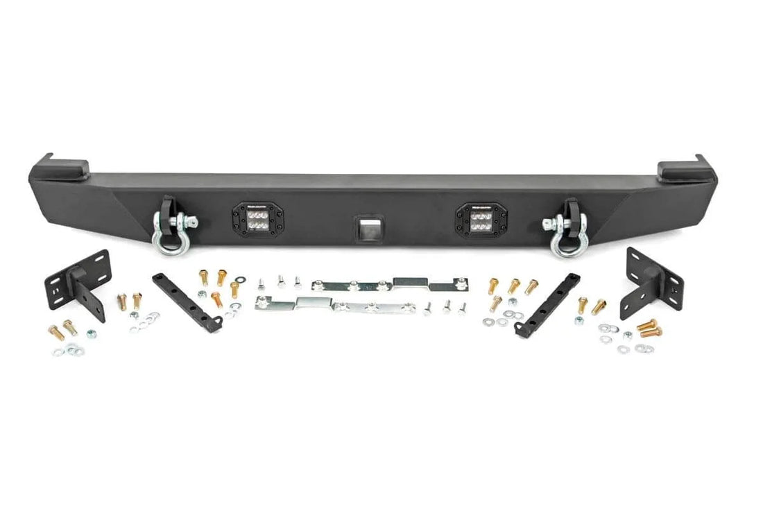 Rough Country Rear Bumper | Jeep Cherokee XJ 2WD/4WD (1984-2001) 110504 - Rear View