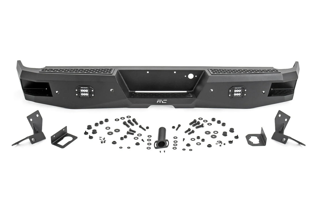 Rough Country Rear Bumper | LED | Chevy Silverado & GMC Sierra 1500 2WD/4WD (2007-2018 & Classic) 10773 - Additional View 6