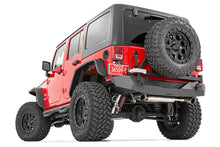 Load image into Gallery viewer, Rough Country Rear Bumper | Rock Crawler | Tire Carrier | Jeep Wrangler JK/Wrangler Unlimited (07-18) 10594A - Rear View