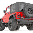 Load image into Gallery viewer, Rough Country Rear Bumper | Tire Carrier | Jeep Wrangler TJ (97-06)/Wrangler Unlimited (04-06) 10592A - Rear View