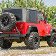 Load image into Gallery viewer, Rough Country Rear Bumper | Tire Carrier | Jeep Wrangler TJ (97-06)/Wrangler Unlimited (04-06) 10592A - Rear View