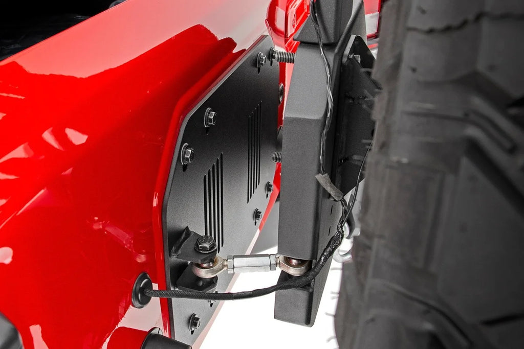 Rough Country Rear Bumper | Trail | Tire Carrier | Jeep Wrangler JL (18-24)/Wrangler Unlimited (18-24) 10598 - Installatio...