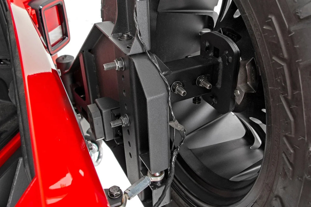 Rough Country Rear Bumper | Trail | Tire Carrier | Jeep Wrangler JL (18-24)/Wrangler Unlimited (18-24) 10598 - Additional ...