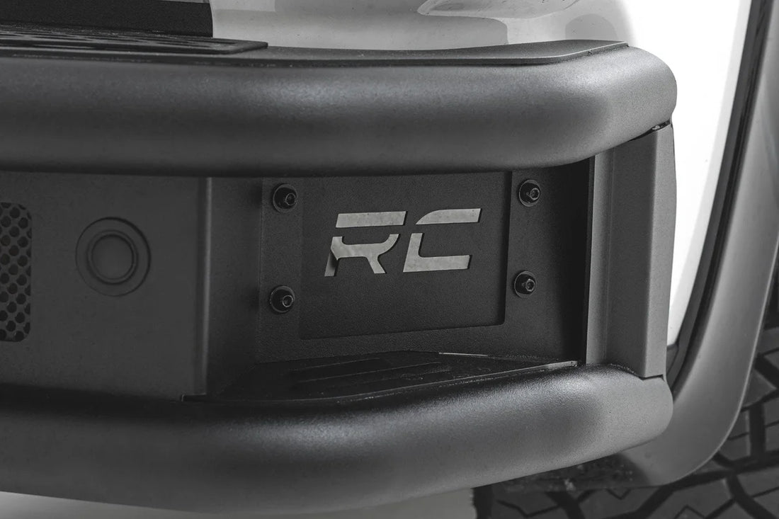 Rough Country Rear Bumper | Tubular | Chevy Silverado 1500 2WD/4WD (2019-2026) - Installation View