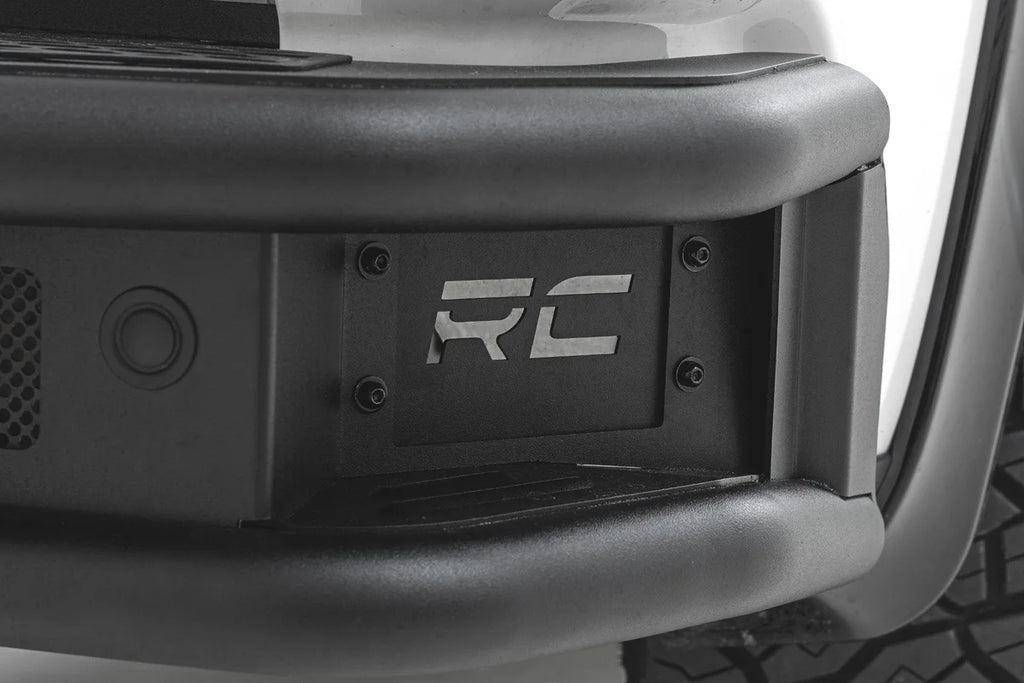Rough Country Rear Bumper | Tubular | Chevy Silverado 1500 2WD/4WD (2019-2026) - Installation View
