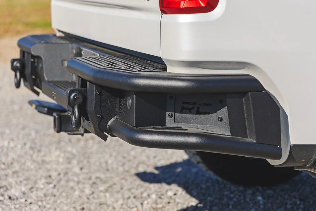 Rough Country Rear Bumper | Tubular | Chevy Silverado 1500 2WD/4WD (2019-2026) - Additional View 6