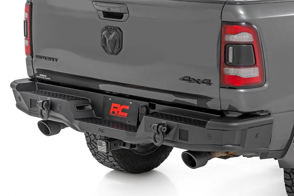 Rough Country Rear Bumper | Tubular | Ram 1500 2WD/4WD (2019-2024) - Main Product View