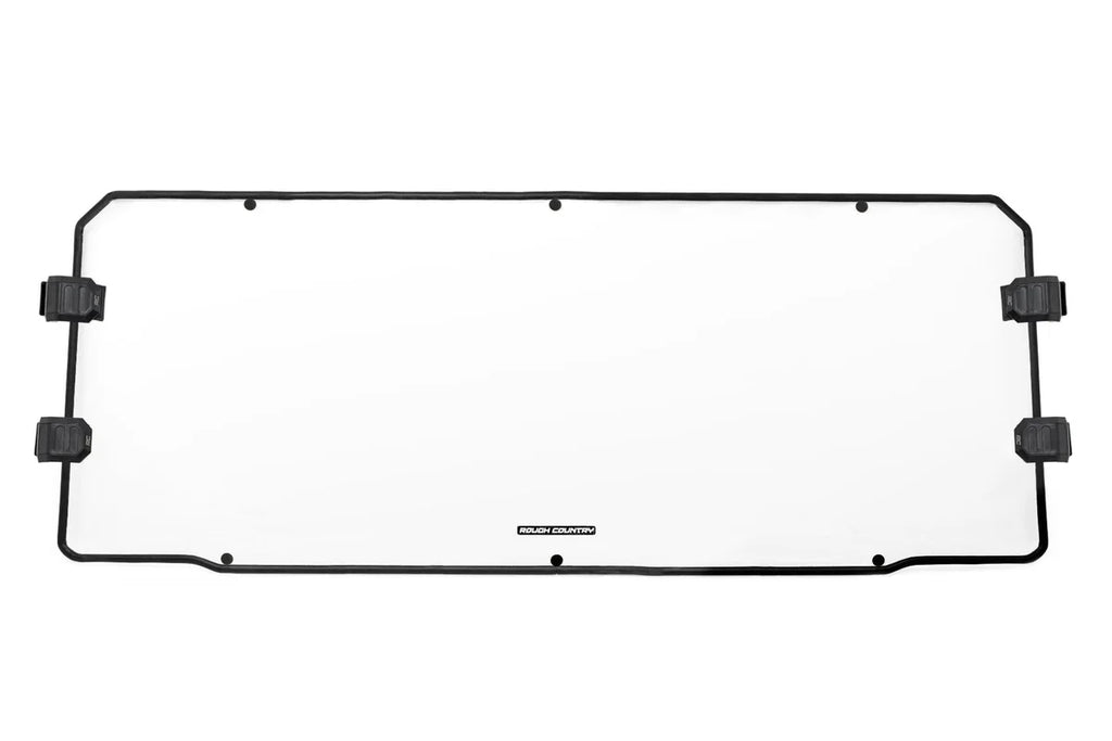 Rough Country Rear Cab Panel | Scratch Resistant | Mid Size | Polaris Ranger 500/570 98152012 - Rear View