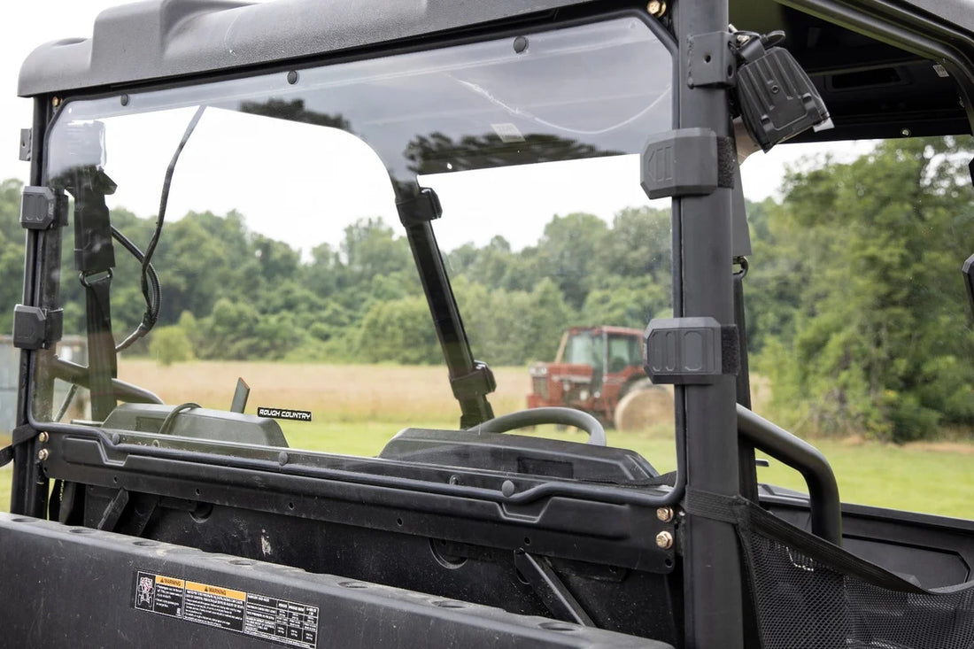 Rough Country Rear Cab Panel | Scratch Resistant | Mid Size | Polaris Ranger 500/570 98152012 - Back View